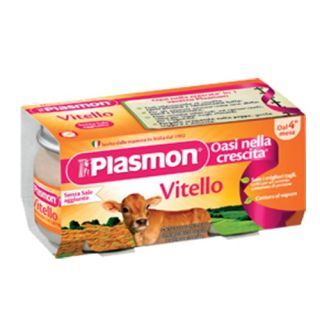 Plasmon - Piure din Carne de Vitel, fara gluten, 160g (de la 4 luni)