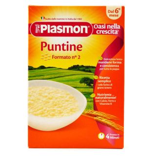 Plasmon – Paste Puntine, sub forma de punctulete, 340 g (de la 6 luni)