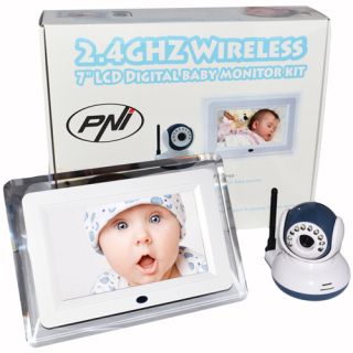 PNI Video Baby Monitor B7000 ecran 7 inch wireless