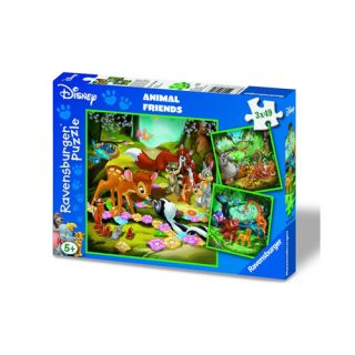Puzzle Bambi, Baloo Si Simba, 3X49 Piese RVSPC09365