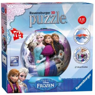 Puzzle 3D Frozen, 72 Piese RVS3D12164