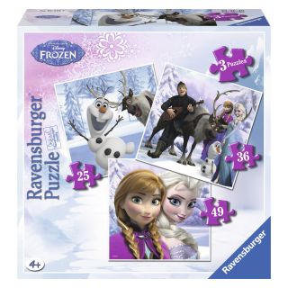 Puzzle Frozen Anna, Elsa Si Prietenii, 25/36/49P RVSPC07276