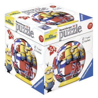 Puzzle 3D Minions, 54 Piese RVS3D11914