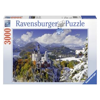 Puzzle Castelul Neuschwanstein Iarna, 3000 Piese RVSPA17062
