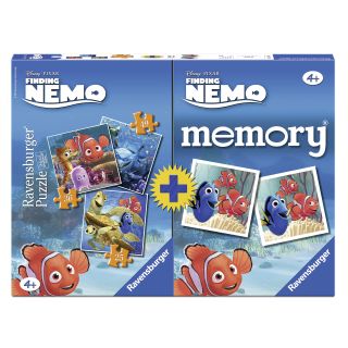 Puzzle + Joc Memory Nemo 3 Buc In Cutie 25/36/49 Piese RVSPC07344