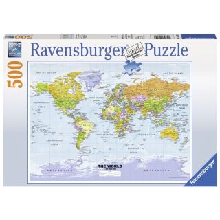 Puzzle Harta Politica A Lumii, 500 Piese RVSPA14755