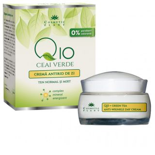 Cosmetic Plant Crema Antirid de Zi Q10 si Ceai Verde