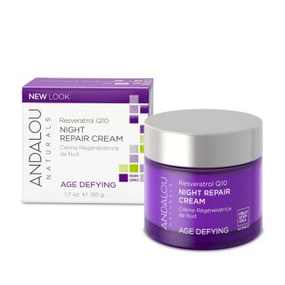 Secom Andalou Naturals Resveratrol Q10 Night Repair Cream 50g
