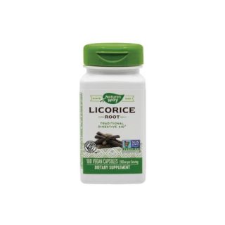 Licorice (Lemn dulce) 450 mg 100 capsule Secom