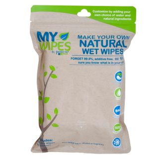 Servetele 100% naturale, neparfumate umede uscate - My Wipes by Potette Plus
