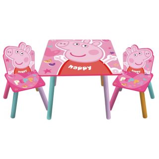Set masuta si 2 scaunele Peppa Pig Arditex