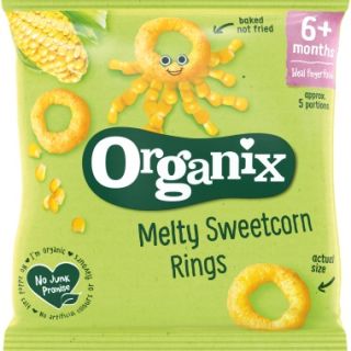 Snack Inele din porumb dulce Bio Organix 20 g 6 luni+