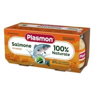 Plasmon - Piure, Somon cu Legume, fara gluten 160g (de la 6 luni)