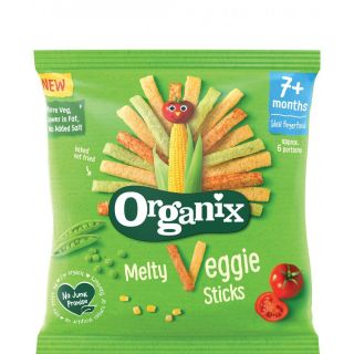 Sticksuri din porumb cu legume Bio Organix 15g 7 luni+
