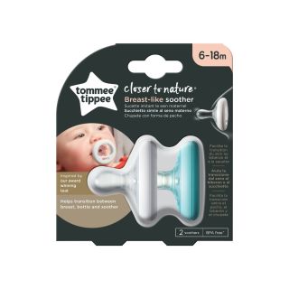 Suzeta Tommee Tippee 6-18 luni Closer to Nature 2 buc