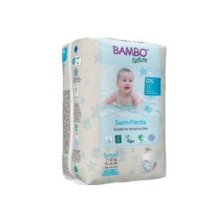 Bambo Scutece chiloțel pentru înot mărimea S, 7-12 kg, 12 buc