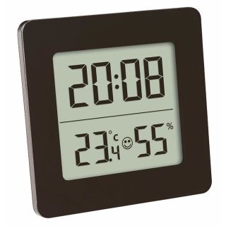 TFA Termometru si higrometru digital cu ceas si alarma 305038