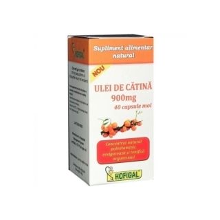 Ulei de catina 900 mg 40 capsule Hofigal