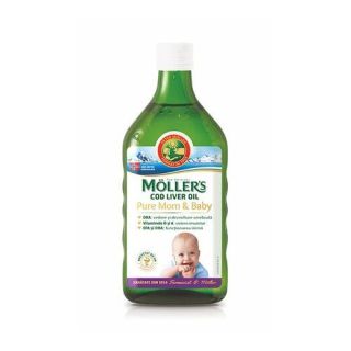 Ulei de ficat de cod Moller's Pure Mom&Baby 250 ml