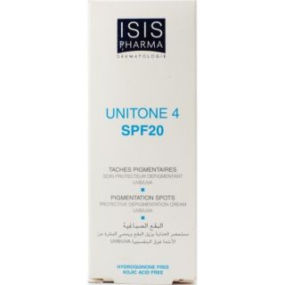 Crema pentru zone hiperpigmentate Unitone 4 SPF 20 Isis Pharma