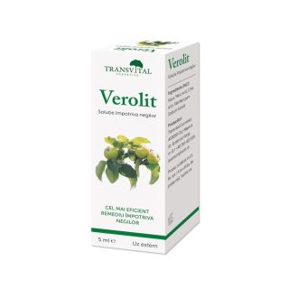 Bebe Ardealul va recomanda produsul Verolit solutie impotriva negilor 5 ml Transvital