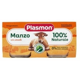 Plasmon - Piure din Carne de Vita, fara gluten, 160g (de la 6 luni)