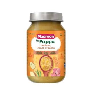 Plasmon Masa completa cu vita+legume+paste 200g 