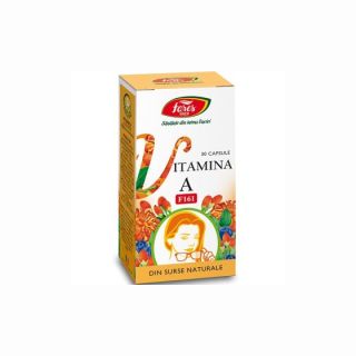 Vitamina A Naturala F161 30 capsule Fares